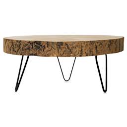 Creative Co-Op Round Wood Pedestal