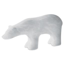 StudioStone Creative Alabaster Carving Kit - Polar Bear, finished carving example