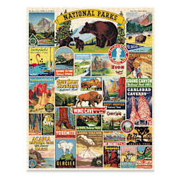 Cavallini Vintage National Parks 1,000 Piece Puzzle
