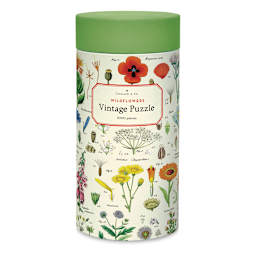 Cavallini Vintage Wildflowers 1,000 Piece Puzzle (packaging)