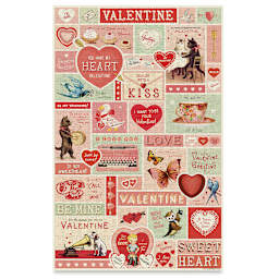 Cavallini Vintage Valentine 500 Piece Puzzle
