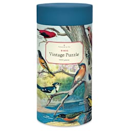 Cavallini Vintage Audubon Birds 1,000 Piece Puzzle (Front of packaging)