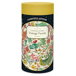 Cavallini Vintage Constellations 1,000 Piece Puzzle (Front of packaging)