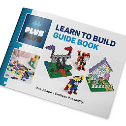 Plus-Plus Learn To Build Pastel Colors Set, Guide Book