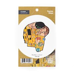 Vinyl Art Stickers Gustav Klimt - Kiss, 6/Pkg.