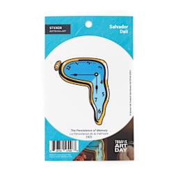 Vinyl Art Stickers Salvador Dali - Persistence of Memory, 6/Pkg.