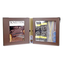 SpiceBox Introduction to Knitting Kit (Open box with set contents)