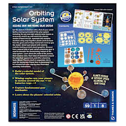 Thames & Kosmos Incredible Orbiting Solar System STEM Experiment Kit (back of box)