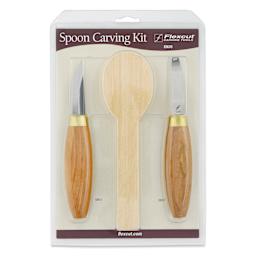 Flexcut Spoon Carving Kit - Set of 3 - front of packaging