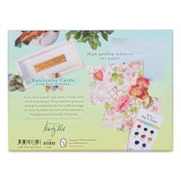 Watercolor Cards with Foil Touches Kit, back of packaging