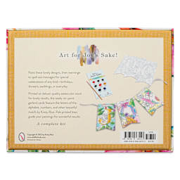 Paint-Your-Own Watercolor Garland Kit, back of packaging
