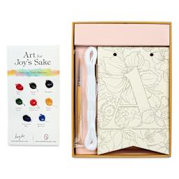 Paint-Your-Own Watercolor Garland Kit, open packaging