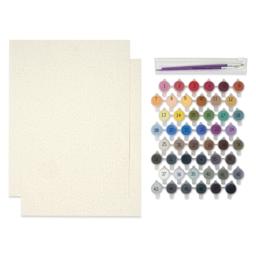 Paintable Picture Paint Your Photo By Number - Pets Edition, kit contents