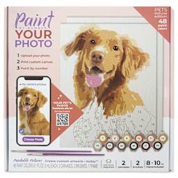 Paintable Picture Paint Your Photo By Number - Pets Edition, front of packaging