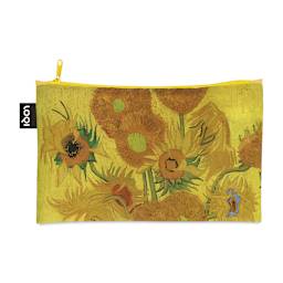 Loqi Zip Pocket Set - Vincent Van Gogh (Mini bag - sunflowers)