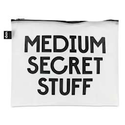 Loqi Zip Pocket Set - SNASK Transparent Bags, Set of 3, large bag