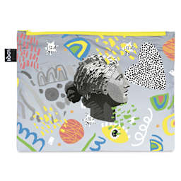 Loqi Zip Pocket Set - Classic Art, Set of 3, medium bag
