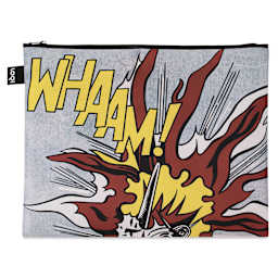 Loqi Zip Pocket Set - Lichtenstein Whaam, large bag
