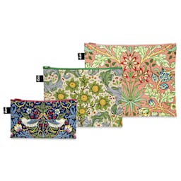 Loqi Zip Pocket Set - William Morris, Set of 3