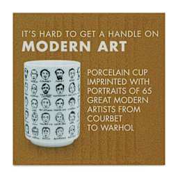 It's Hard to Get a Handle on Modern Art Mug (product info visual)