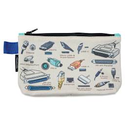 Cables & Ports Canvas Zipper Bag - 5" x 9"