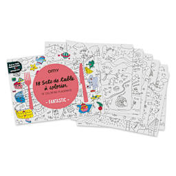 Omy Coloring Placemat Set - Fantastic