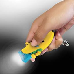 LEGO Iconic LED Keychain Light - Banana Guy, light on