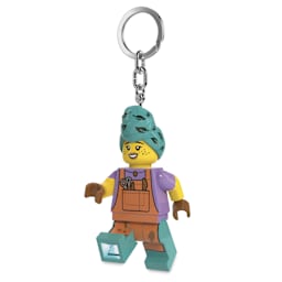 LEGO Iconic Ceramics Girl Keychain Light, walking