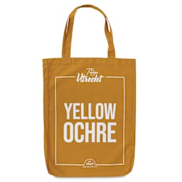 Utrecht Tote Bag - Yellow Ochre, 15" x 21-1/2”, front