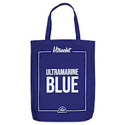 Utrecht Tote Bag - Ultramarine Blue, 15" x 21-1/2”, front
