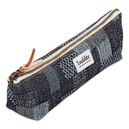 Luddite Boat Pen Pouch - Patchwork, zipped closed