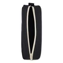 Luddite Canvas Box Pen Case - Black, open