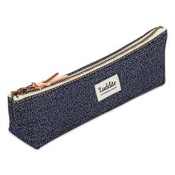 Luddite Boat Pen Pouch - Denim, zipped closed