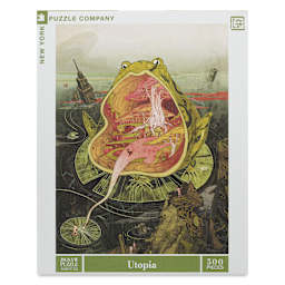 New York Puzzle Company Utopia 500 Piece Puzzle, front of package