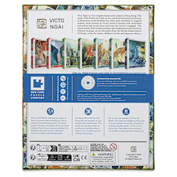 New York Puzzle Company Utopia 500 Piece Puzzle, back of package
