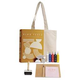 JOYN Blok Parti Block Printing Kit - Abstract, kit contents