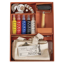 JOYN Blok Parti Block Printing Kit - Cosmic, open packaging