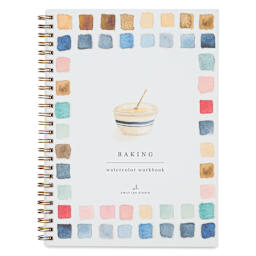 Emily Lex Studio Baking Watercolor Workbook - 6-1/2" x 9", front cover