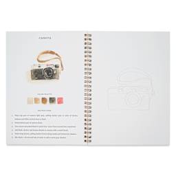 Emily Lex Studio Camping Watercolor Workbook - 6-1/2" x 9", camera