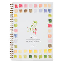 Emily Lex Studio Fruit Watercolor Workbook - 6-1/2" x 9", front cover