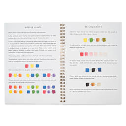 Emily Lex Studio Garden Watercolor Workbook, mixing colors