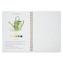 Emily Lex Studio Garden Watercolor Workbook, watering can