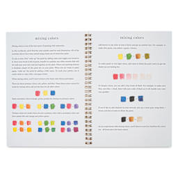 Emily Lex Studio Woodland Watercolor Workbook - 6-1/2" x 9", mixing colors