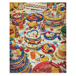 Le Puzz Happy Birthday 1,000-Piece Puzzle - 24-1/8" x 30", finished puzzle