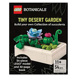 LEGO Botanicals Tiny Building Sets - Tiny Desert Garden, 54 pieces, front of packaging
