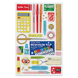 Happily Puzzles 1000-Piece Stationery Jigsaw Puzzle, front of packaging