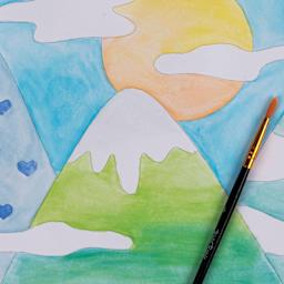 Brea Reese Vivid Mixed Media Coloring Pad - Boho, 7.6" x 9.4", close-up