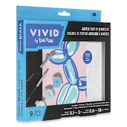 Brea Reese Vivid Mini Paint-by-Number Kit - Balloon Dog, packaging