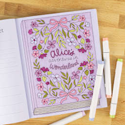 Elyse Breanne All Booked Up Coloring Book, Alice's adventures in Wonderland