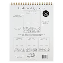 Elyse Breanne Color-in Daily Planner, back